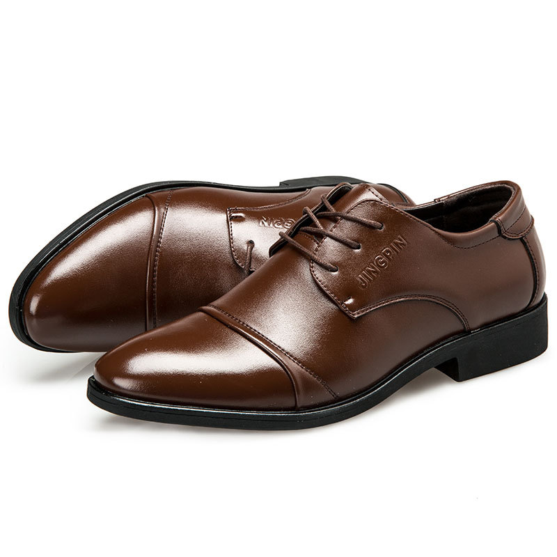 Large-sized men's leather shoe - Men Formal Wear Dress บทวิจารณ์และราคา