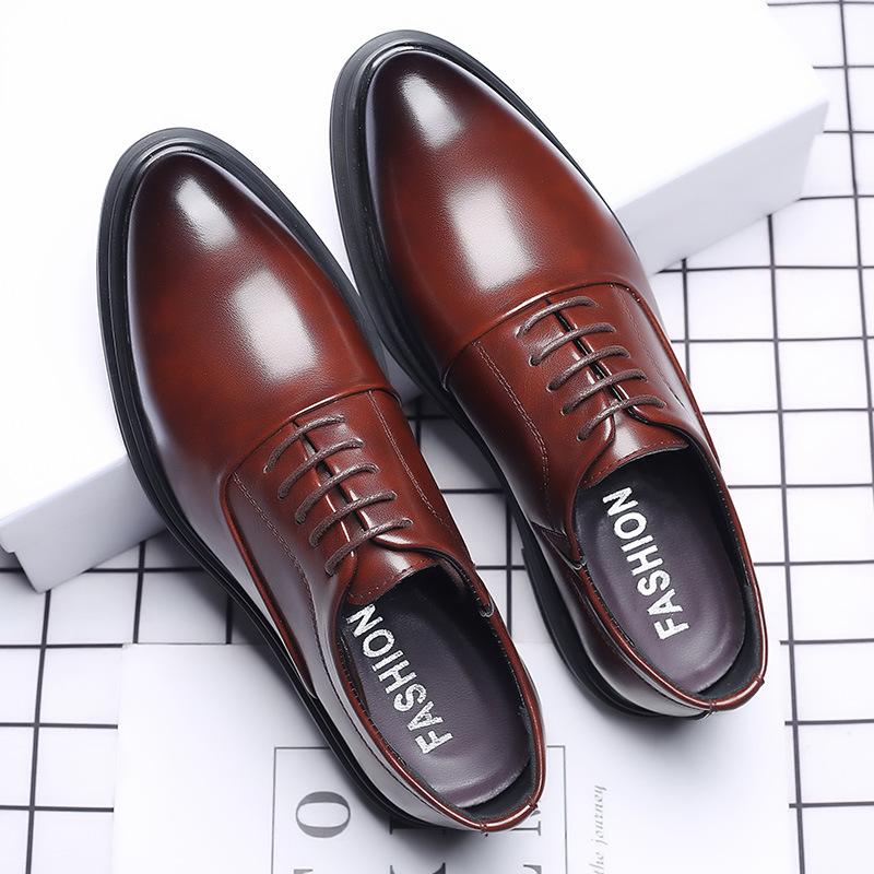 Men Dress Shoes Formal Oxfords - Men Formal Wear Dress บทวิจารณ์และราคา