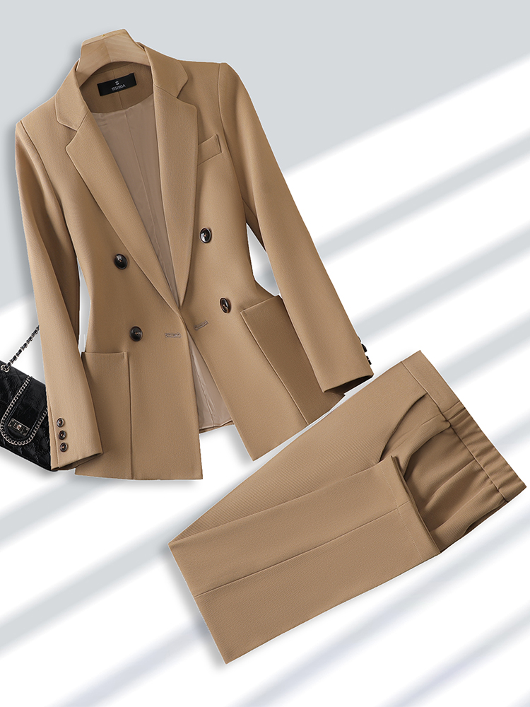 Fashion Ladies Pant Suit Forma - Men Formal Wear In Summer บทวิจารณ์และราคา