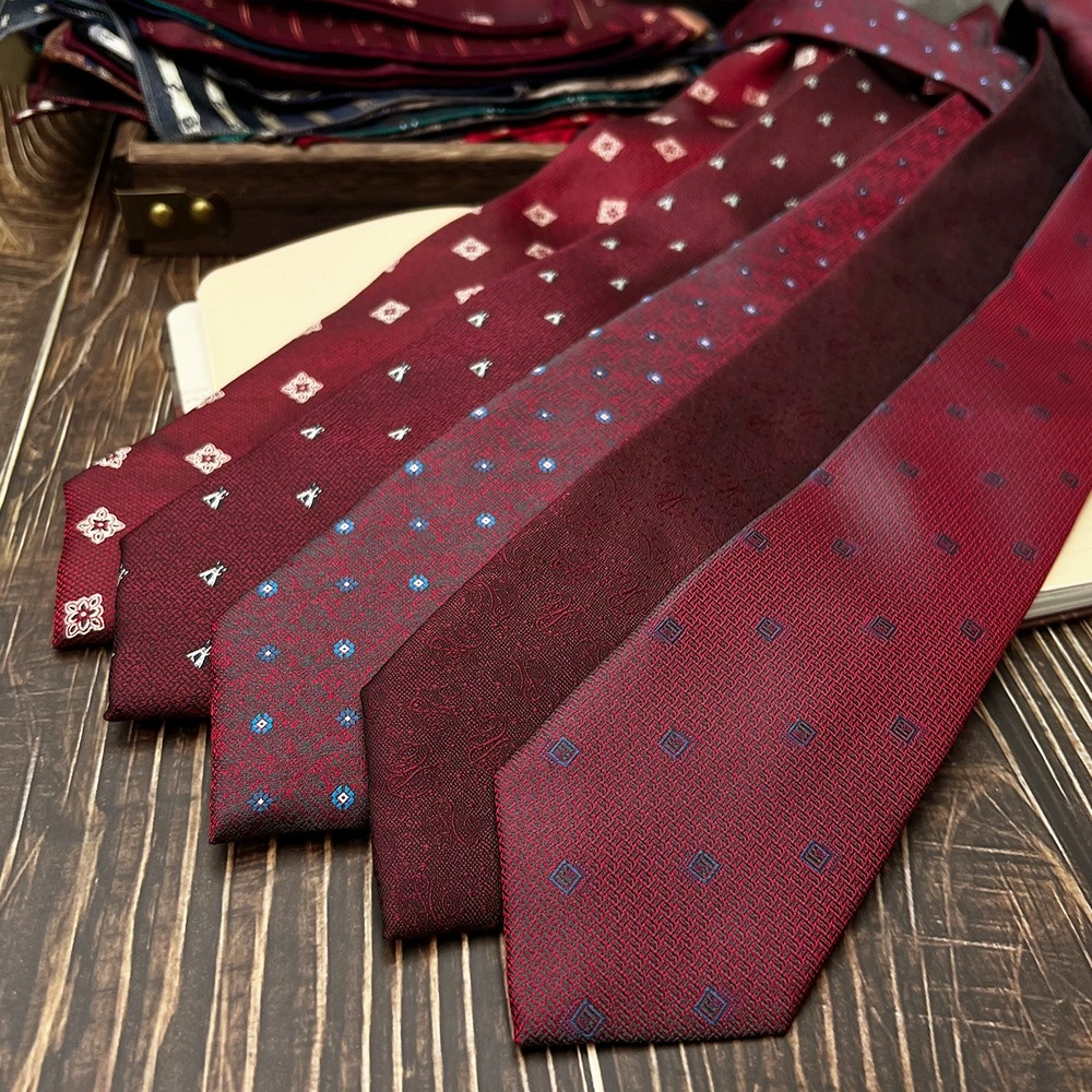 New Trendy Navy Brown Neckties - Men Formal Wear With Tie บทวิจารณ์และราคา