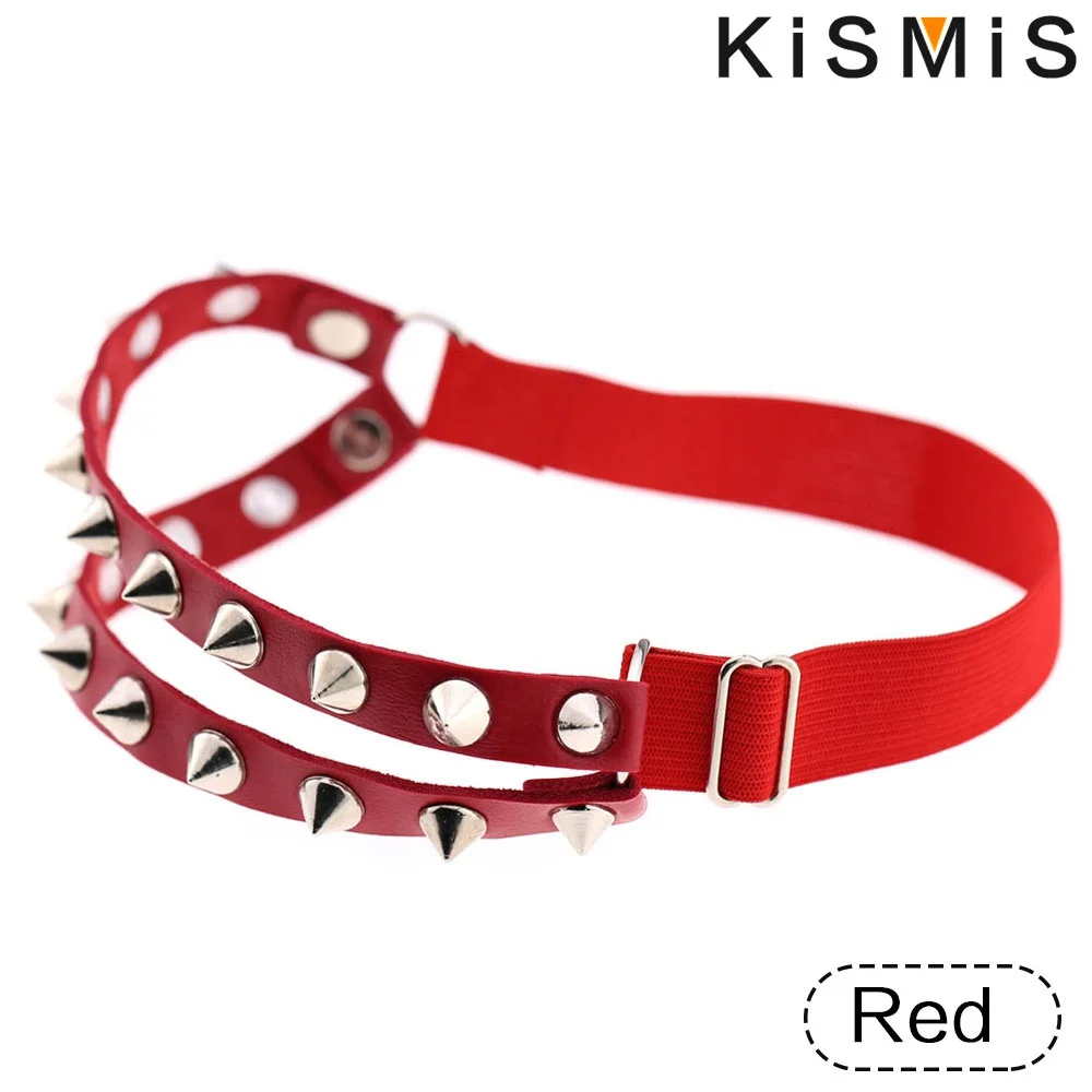 Punk Hip Hop Leather Double Ro - Sock Garter Men บทวิจารณ์และราคา