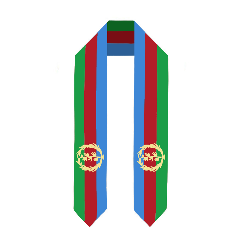 Eritrea FLAG scarf Graduation  - Men'S Formal Wear For Graduation บทวิจารณ์และราคา