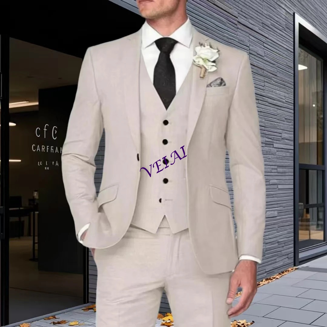 Customized Elegant 3 Piece Tux - Men'S Formal Wear For Graduation บทวิจารณ์และราคา
