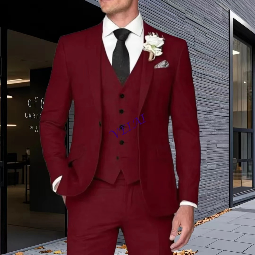 Customized Elegant 3 Piece Tux - Men'S Formal Wear For Graduation บทวิจารณ์และราคา