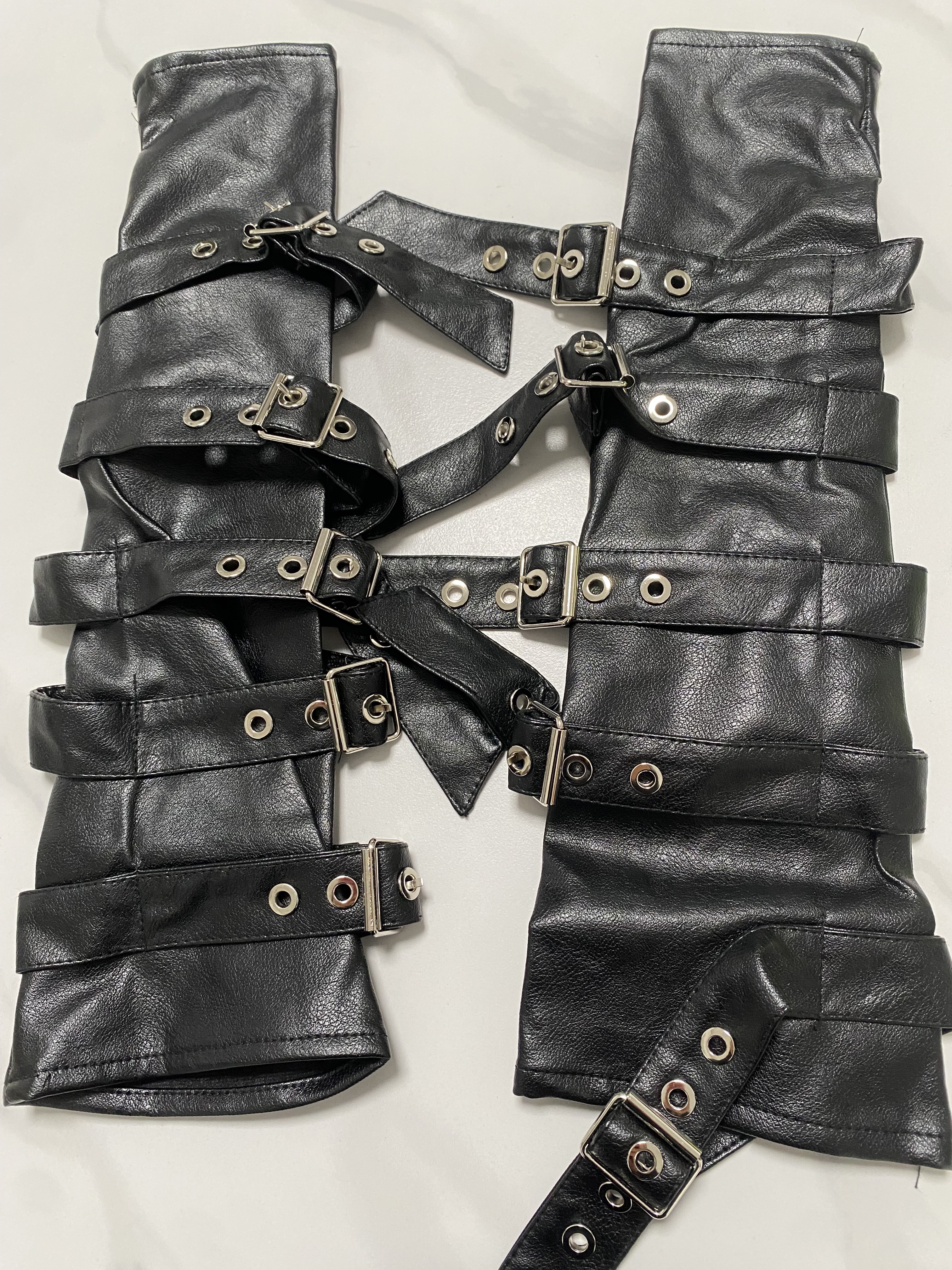 Women's Fashion Matt Black PU  - Formal Glove Leather บทวิจารณ์และราคา