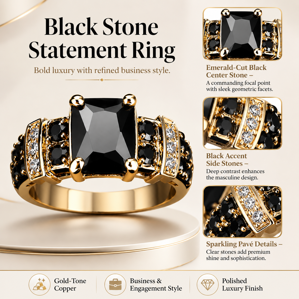 Fashion Business Men Engagemen - Men'S Formal Wear Jewelry บทวิจารณ์และราคา