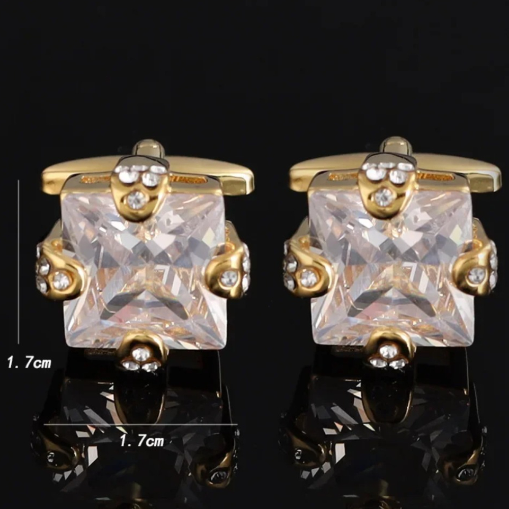 New Men's Luxury Rhinestone Cu - Men'S Formal Wear Jewelry บทวิจารณ์และราคา