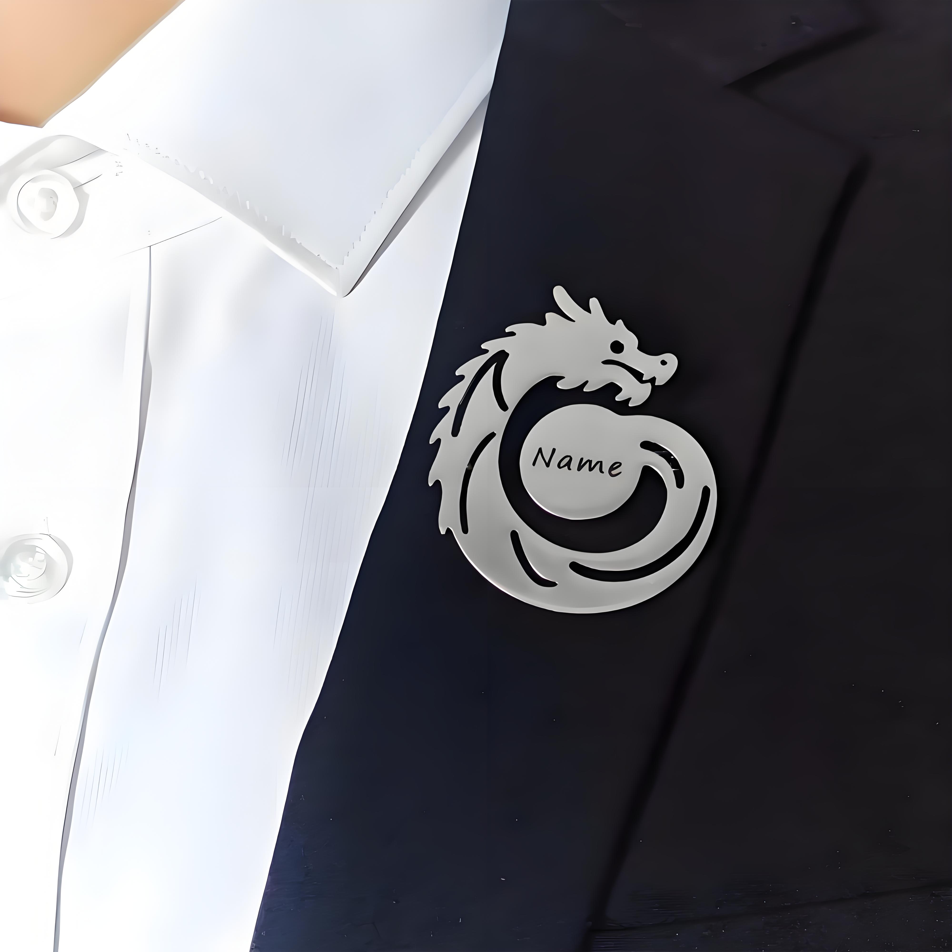 Custom Name Dragon Brooch, Per - Men'S Formal Wear Jewelry บทวิจารณ์และราคา