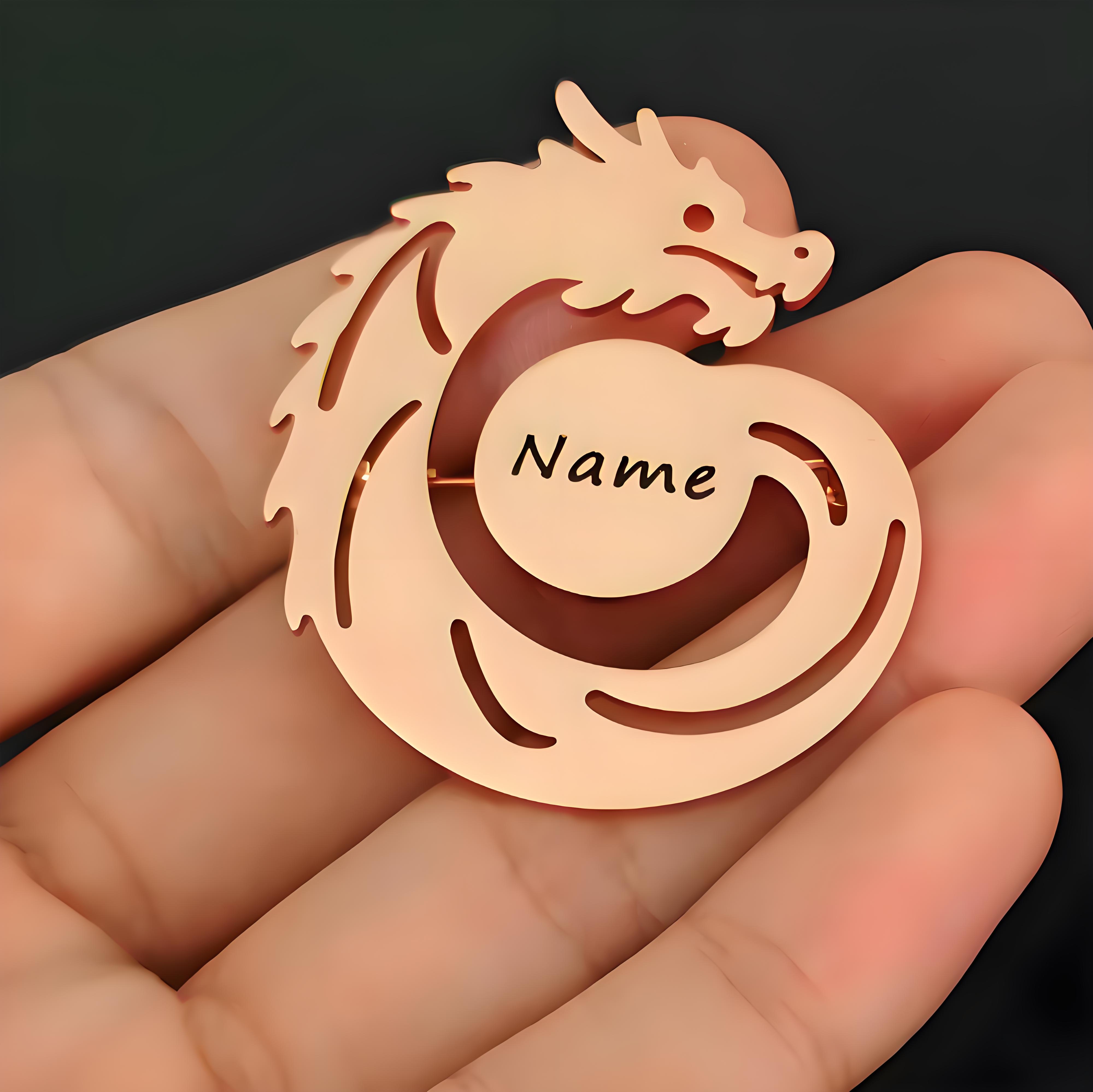 Custom Name Dragon Brooch, Per - Men'S Formal Wear Jewelry บทวิจารณ์และราคา