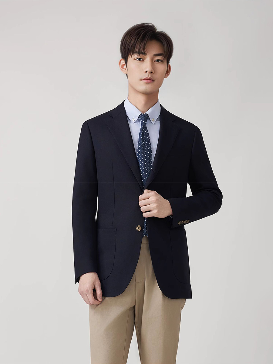 Men's Premium 50% Wool Blazer  - Men'S Formal Wear For Graduation บทวิจารณ์และราคา