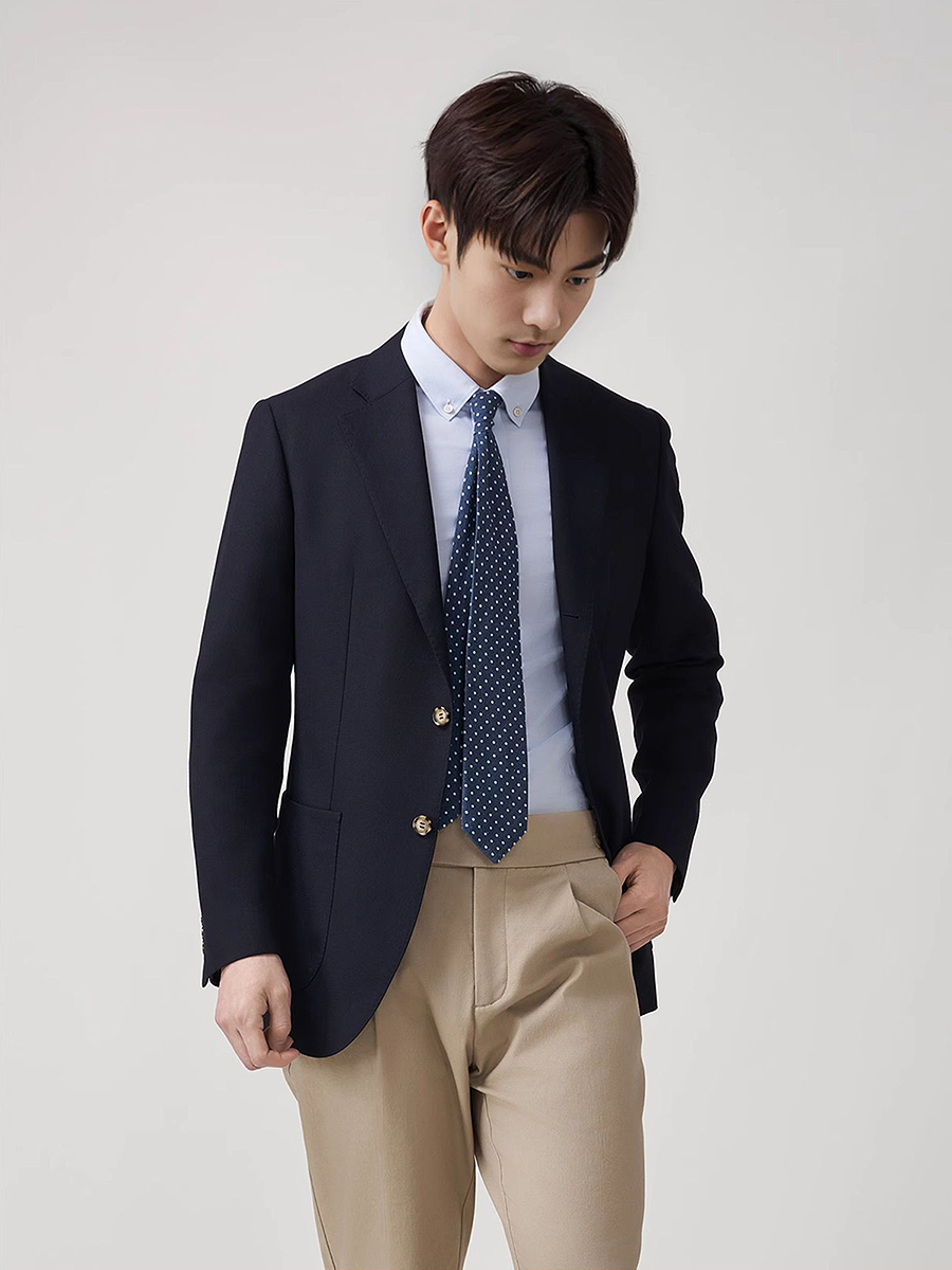 Men's Premium 50% Wool Blazer  - Men'S Formal Wear For Graduation บทวิจารณ์และราคา