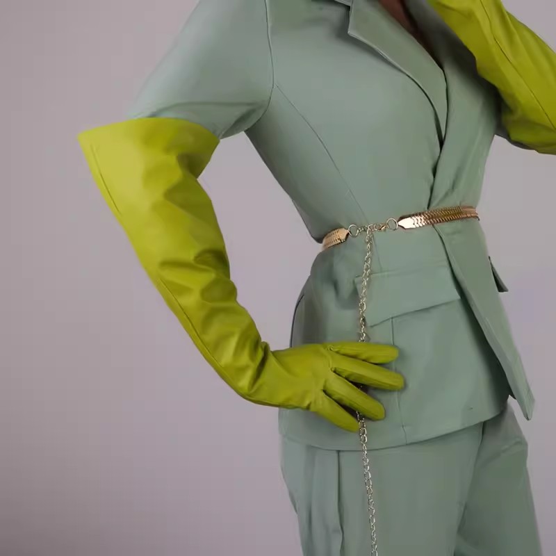Women's Runway Fashion PU Leat - Formal Glove Leather บทวิจารณ์และราคา
