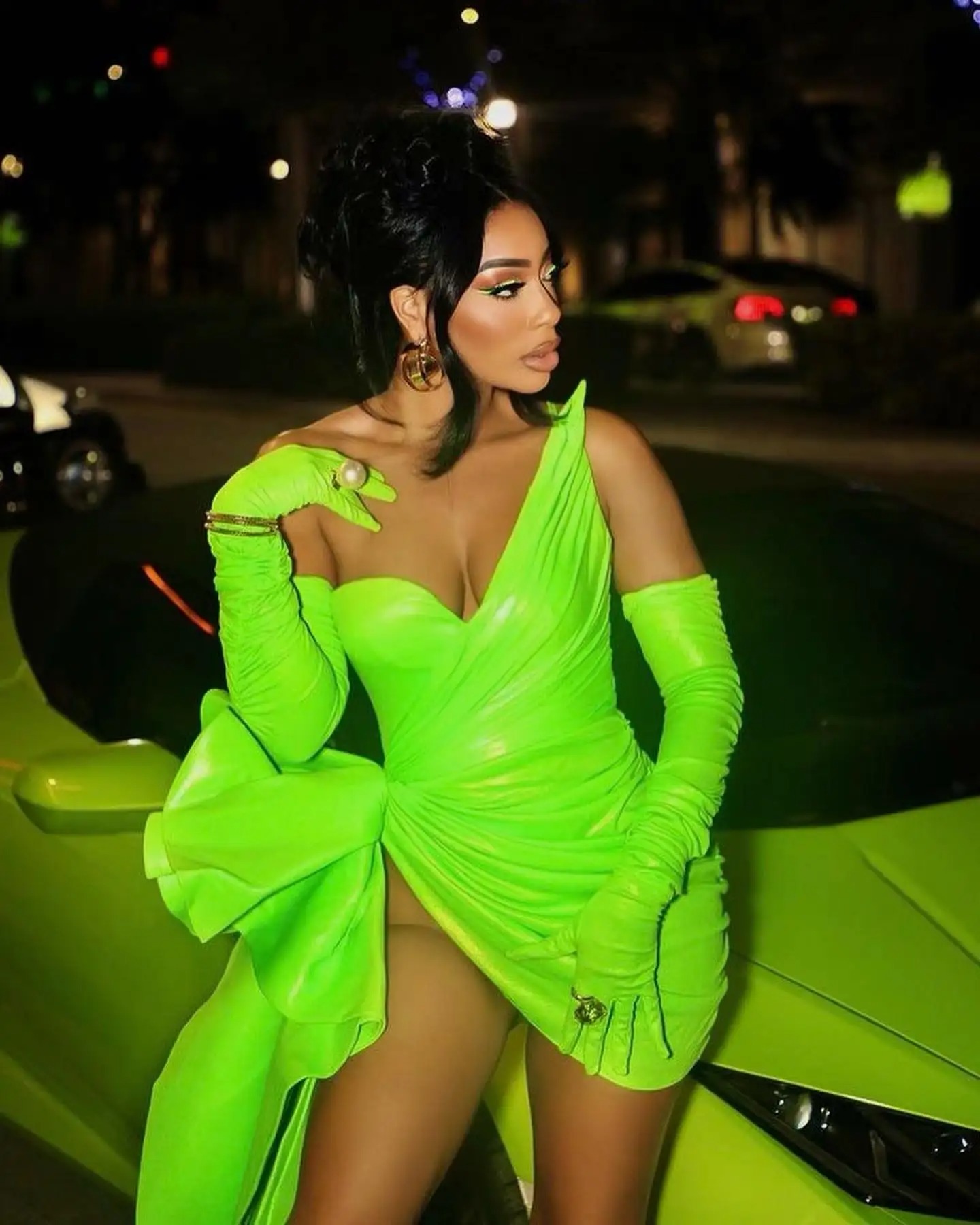 Glossy Green Leather Short Pro - Formal Glove Leather บทวิจารณ์และราคา