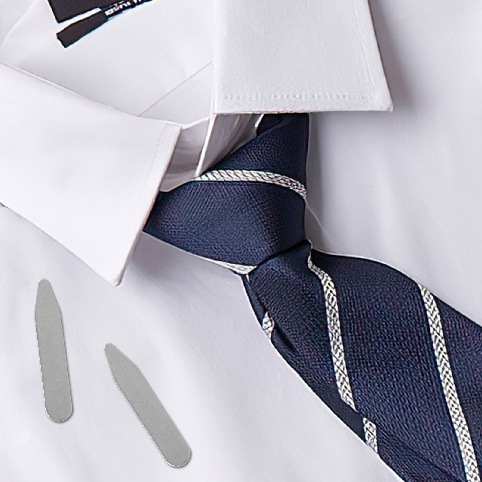 Stainless Steel Collar Stays f - Men Formal Wear Dress บทวิจารณ์และราคา