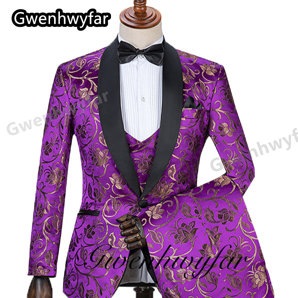 Gwenhwyfar Pattern Men Suits M - Men Formal Wear Jacket บทวิจารณ์และราคา