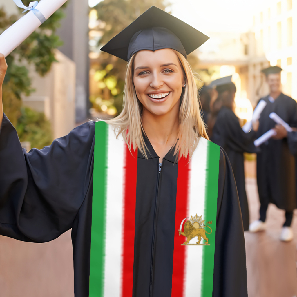Graduation Sash Iran Persia Fl - Men'S Formal Wear For Graduation บทวิจารณ์และราคา