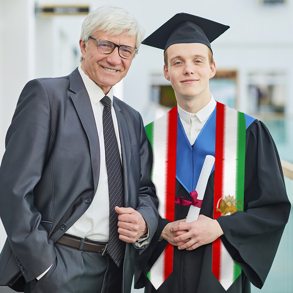 Graduation Sash Iran Persia Fl - Men'S Formal Wear For Graduation บทวิจารณ์และราคา