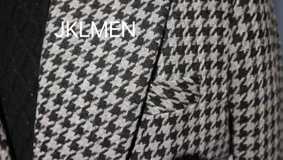 Houndstooth Mens Suits 2PCS We - Men Formal Wear Jacket บทวิจารณ์และราคา