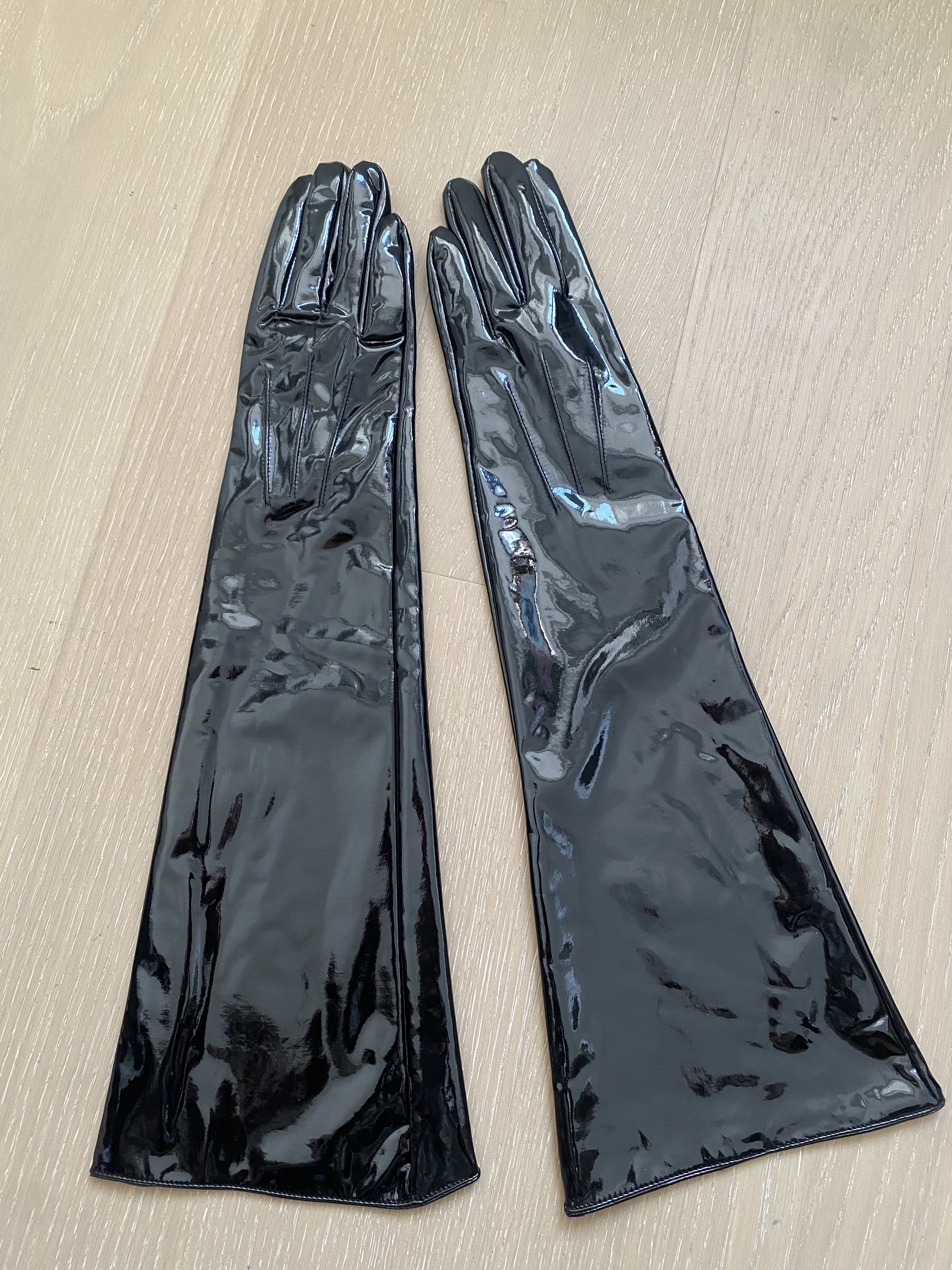 Women's Fashion Patent Black P - Formal Glove Leather บทวิจารณ์และราคา
