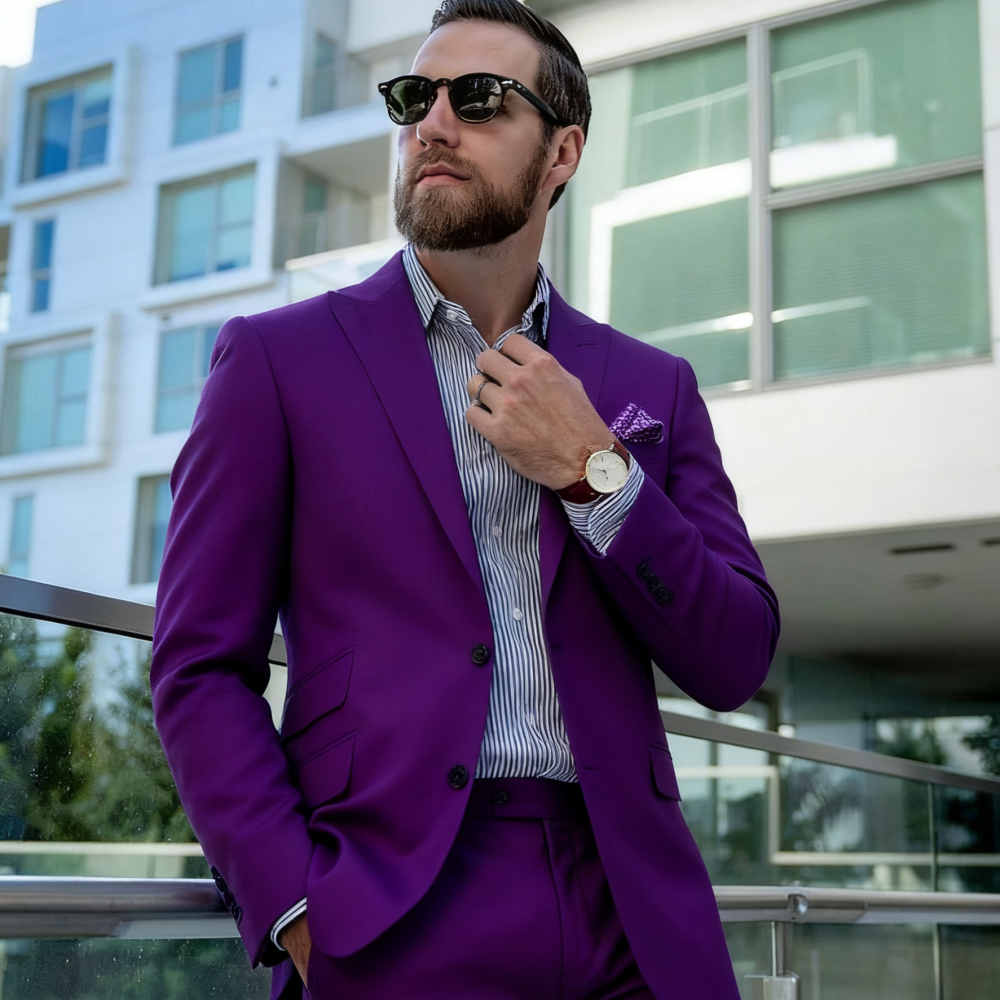 Blue Suit Men's Custom-Fit Ter - Men'S Formal Wear For Graduation บทวิจารณ์และราคา