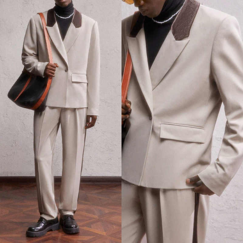 Simplicity Men Suit 2 Pieces J - Men Formal Wear Jacket บทวิจารณ์และราคา