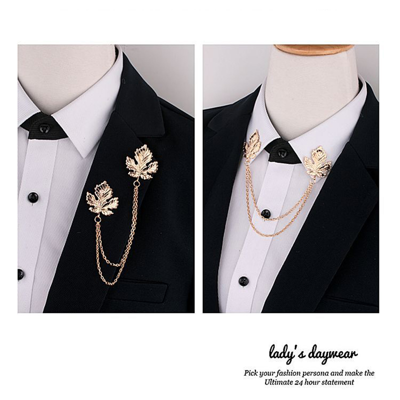 Tassel Chain Brooch Men Suit S - Men'S Formal Wear For Graduation บทวิจารณ์และราคา