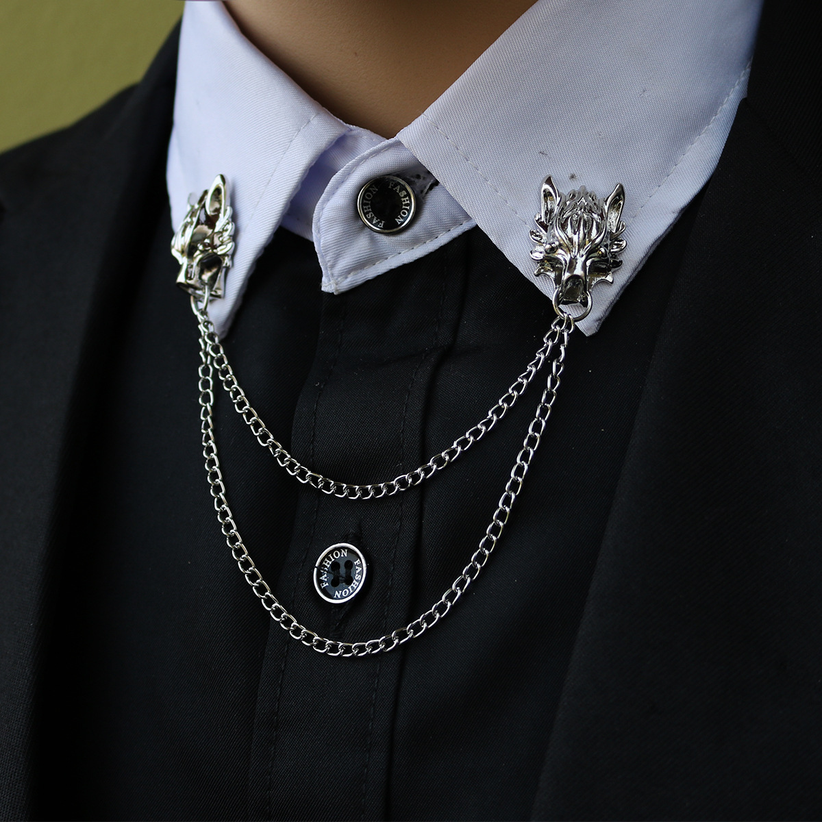 Tassel Chain Brooch Men Suit S - Men'S Formal Wear For Graduation บทวิจารณ์และราคา