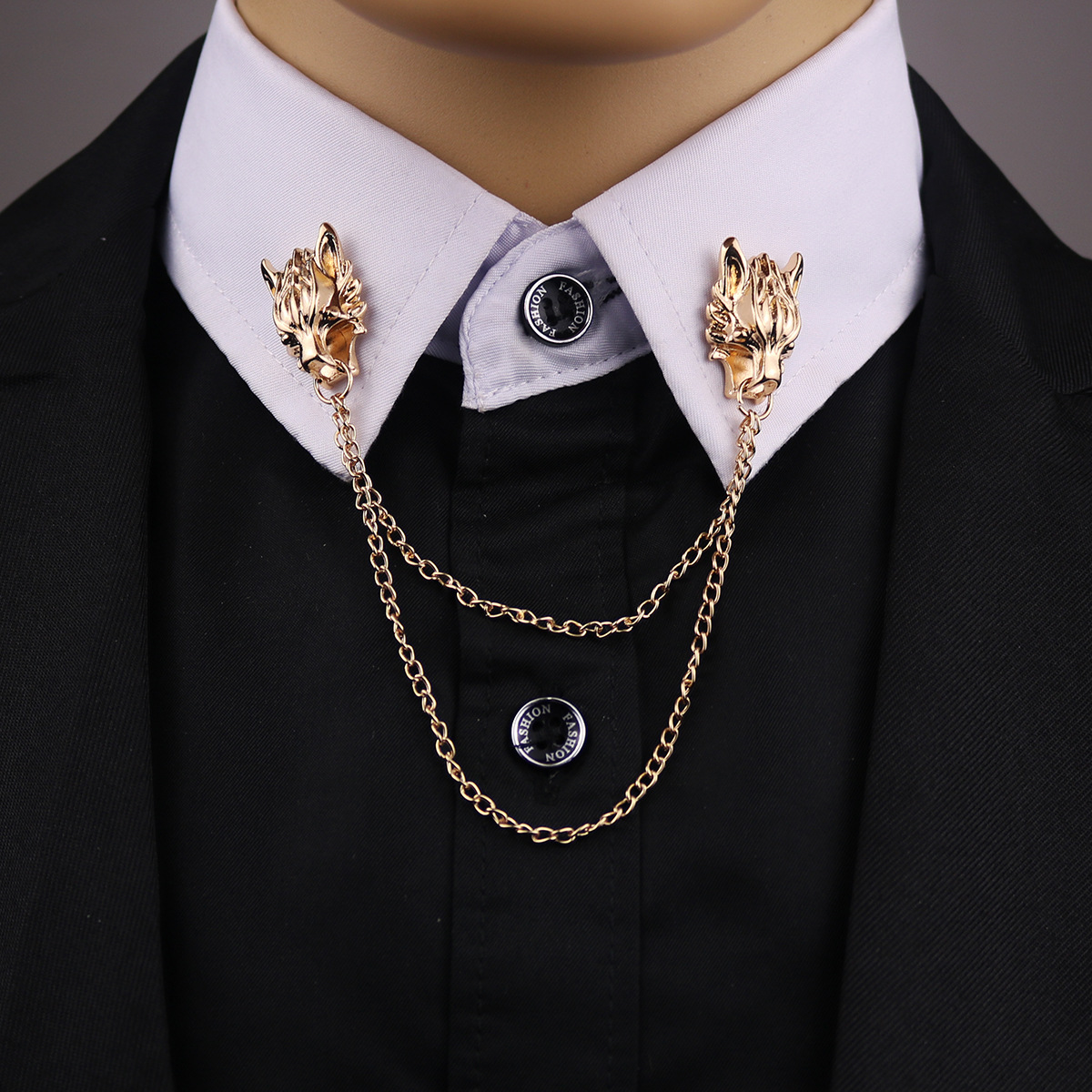 Tassel Chain Brooch Men Suit S - Men'S Formal Wear For Graduation บทวิจารณ์และราคา
