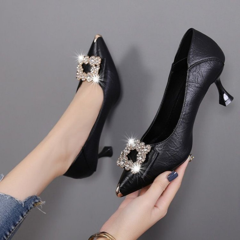 Women Sexy High Heels Classic  - Men Formal Wear Shoes บทวิจารณ์และราคา