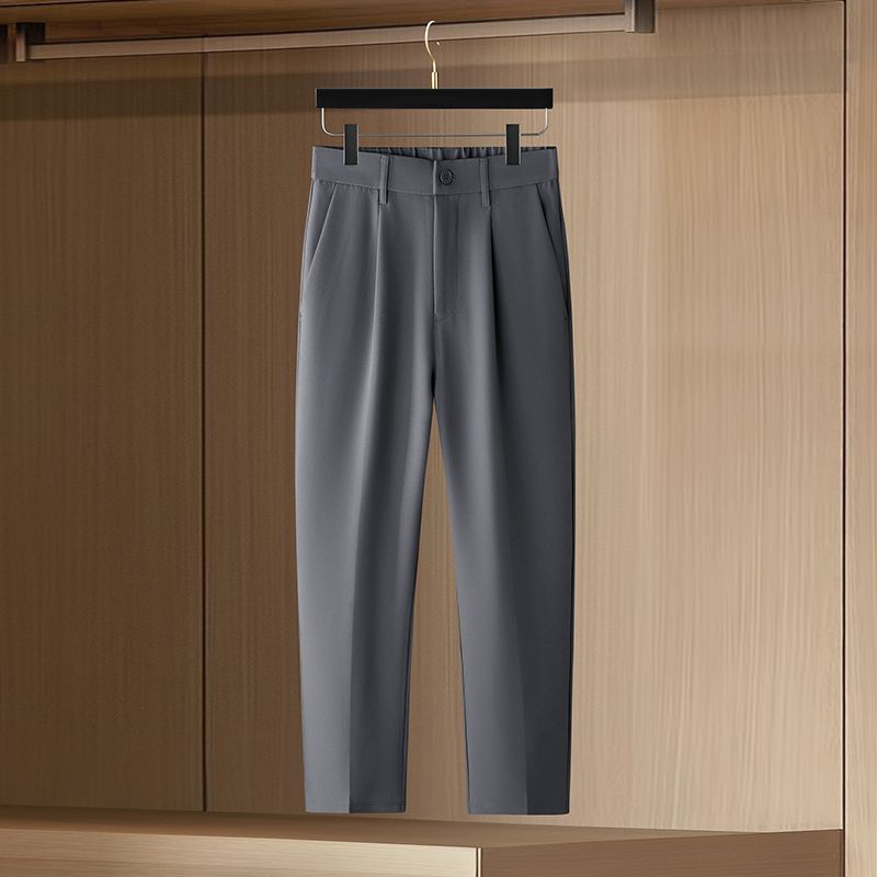 Men's Slim Fit Formal Suit Pan - Men Formal Wear In Summer บทวิจารณ์และราคา