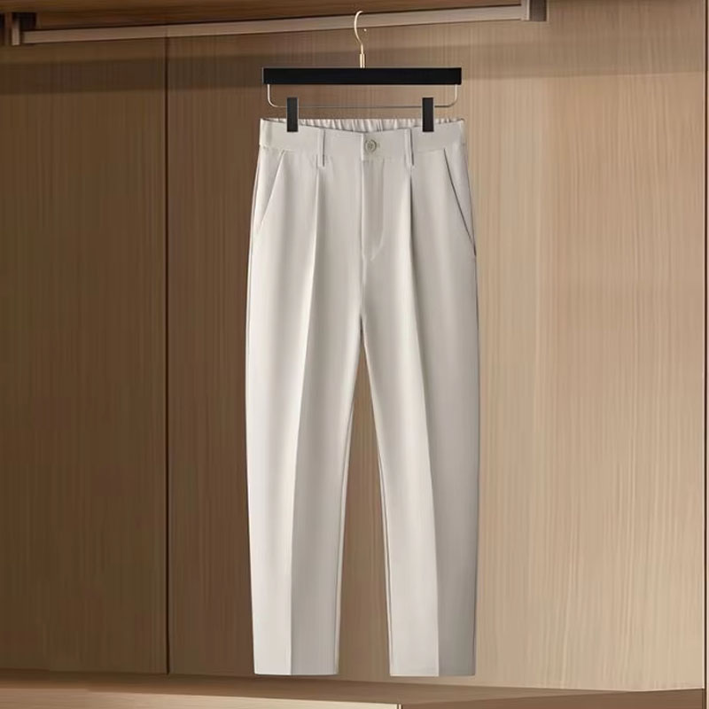 Men's Slim Fit Formal Suit Pan - Men Formal Wear In Summer บทวิจารณ์และราคา