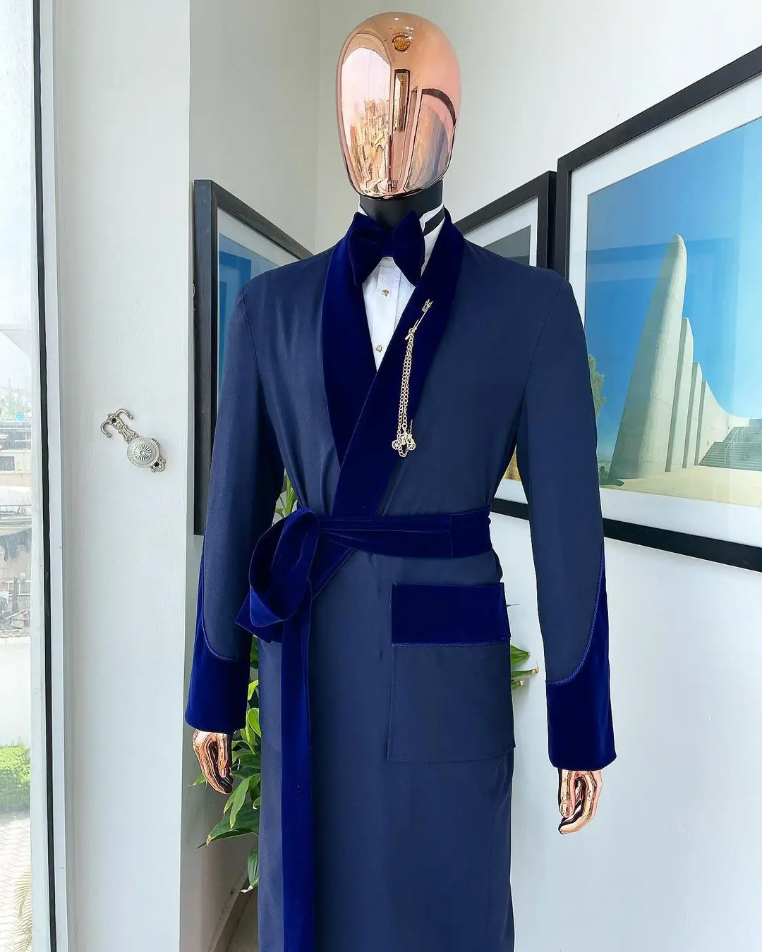 Tailor Made Royal Blue Men Sui - Men Formal Wear Dress บทวิจารณ์และราคา