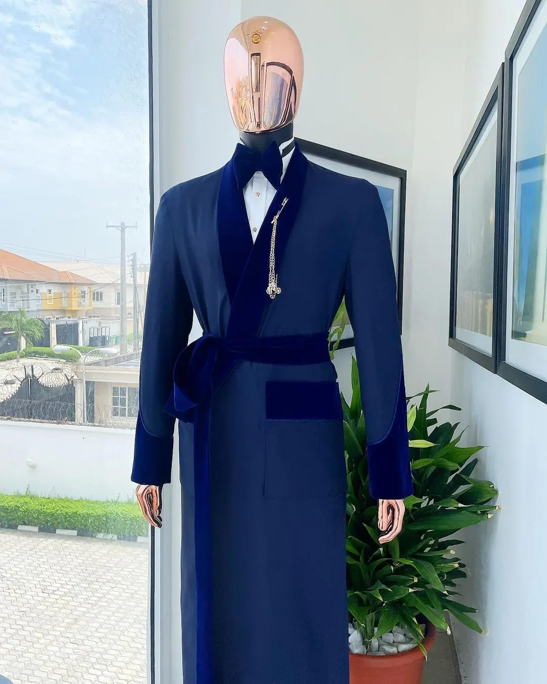 Tailor Made Royal Blue Men Sui - Men Formal Wear Dress บทวิจารณ์และราคา